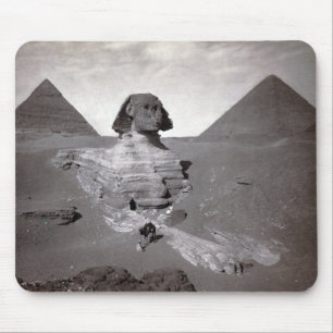 Mousepad Esfinge excelente da Escavação de Giza com Pirâ