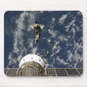 Mousepad Esforço do vaivém espacial e uma nave espacial d
