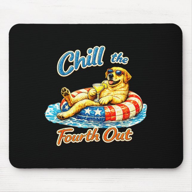 Mousepad Esfrie o quarto, amante de cão labrador engraçado  (Frente)