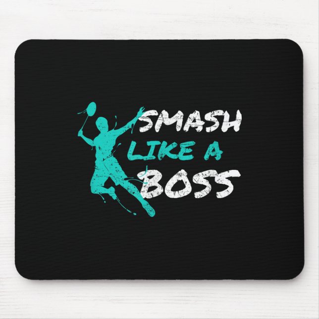 Mousepad Esmaga Como Um Chefe Badminton Speedminton Crossmi (Frente)