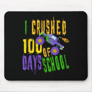 Mousepad Esmagei 100 dias de escola - Monster Truck Love