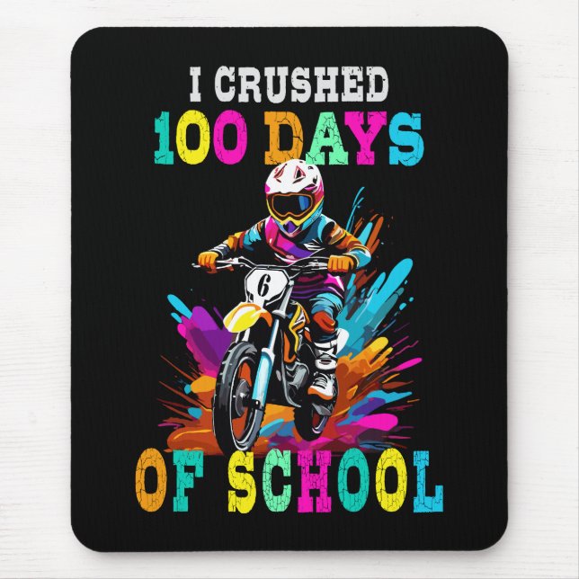 Mousepad Esmagei 100 dias na escola Motocross (Frente)