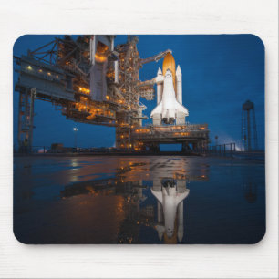 Mousepad Espaçador de Shuttle Azul no Carregamento de Lança