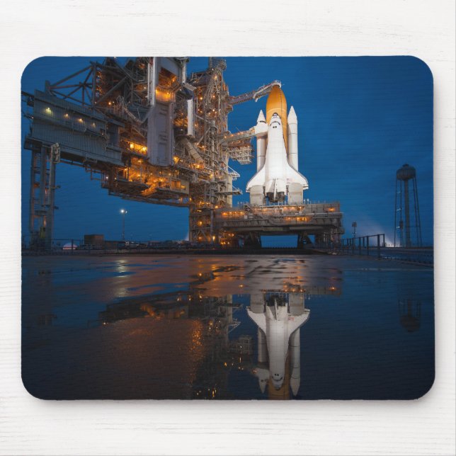 Mousepad Espaçador de Shuttle Azul no Carregamento de Lança (Frente)