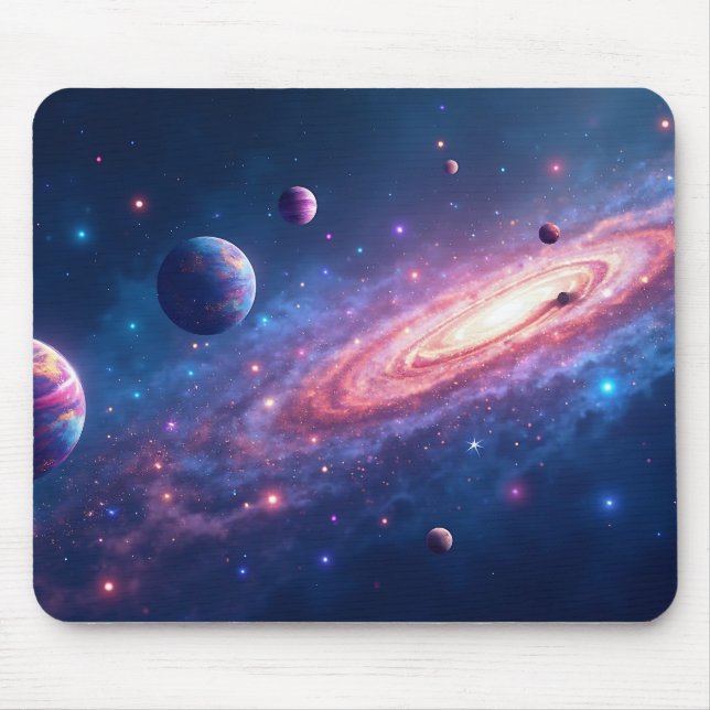 Mousepad Espacial Galáxico Cósmico (Frente)
