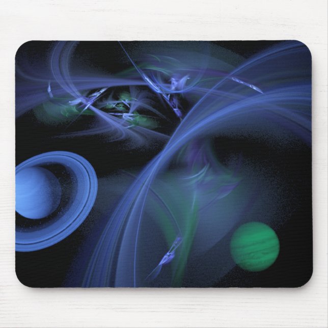 Mousepad Espaço azul (Frente)