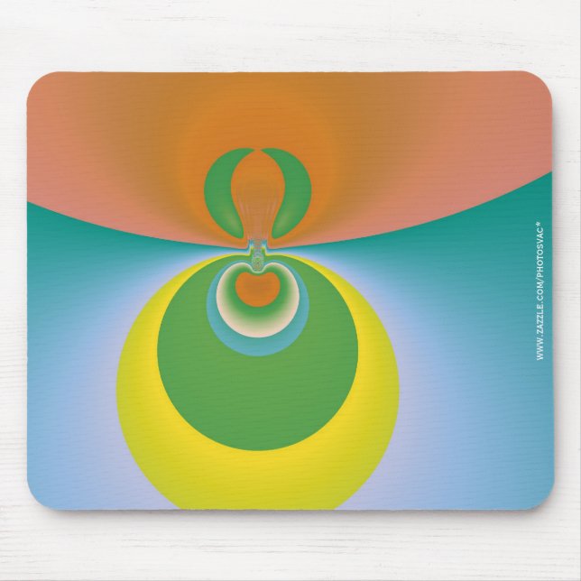 Mousepad Espaço Colorido (Frente)