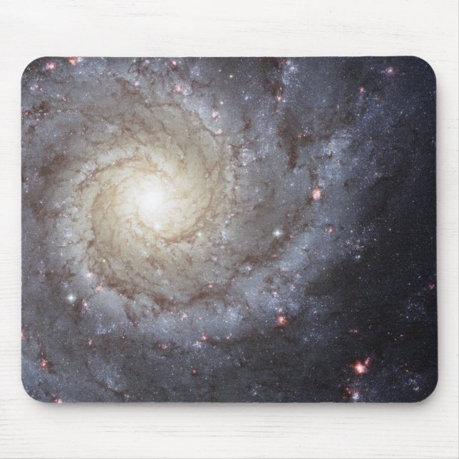 Mousepad Espaço da galáxia design M74 espiral de Hubble (Frente)