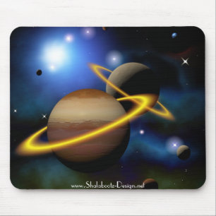 Mousepad Espaço dos planetas das estrelas