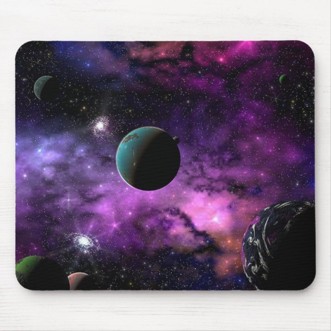 Mousepad Espaço planetário (Frente)