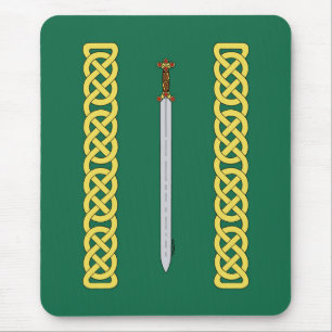 Mousepad Espada celta e Knotwork