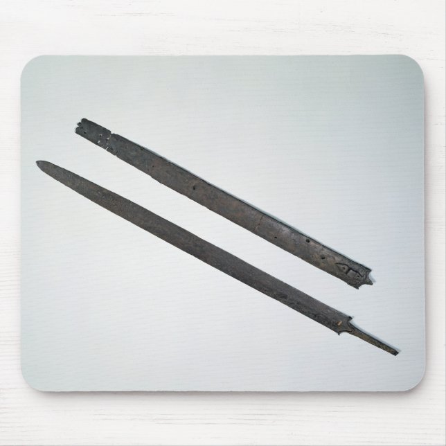 Mousepad Espada e bainha, do La Tene, suiça (Frente)