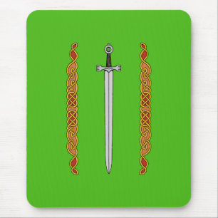 Mousepad Espada Irlandesa e Knotwork