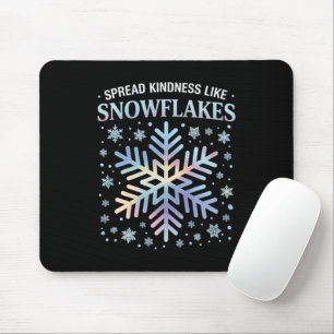 Mousepad Espalhar gentileza Como Flocos de Neve Professora 