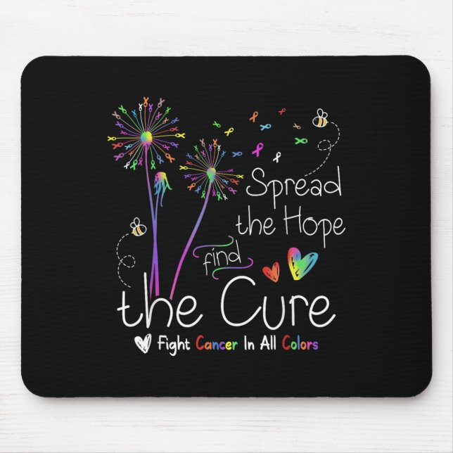 Mousepad Espalhe A Esperança Encontre O Adv Cure Hope Cure  (Frente)