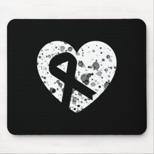 Mousepad Espalhe Amor Com Coração Gráfico E Fita Câncer