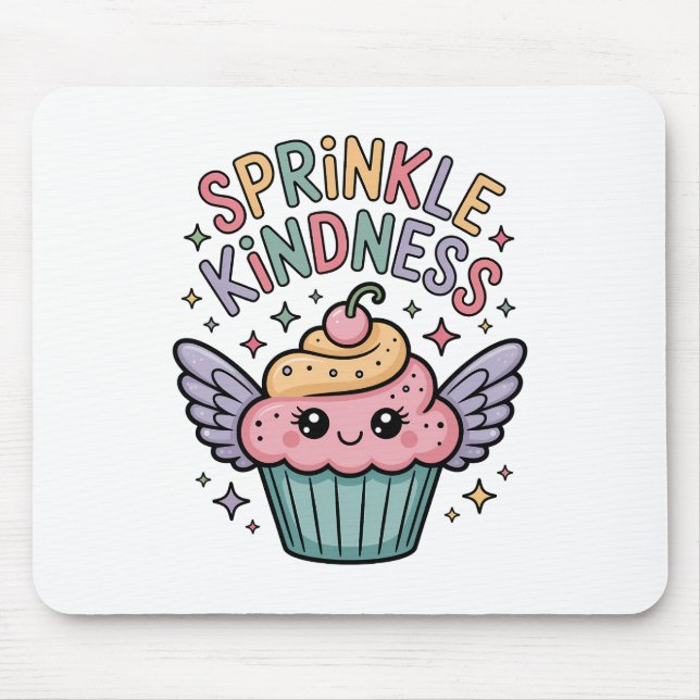 Mousepad Espalhe Gentileza | Cupcake (Frente)