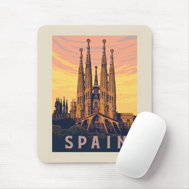 Mousepad Espanha | Familia Sagrada (Com mouse)