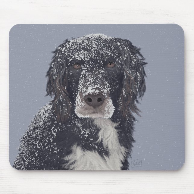 Mousepad Espanhol mistura retrato de animais (Frente)