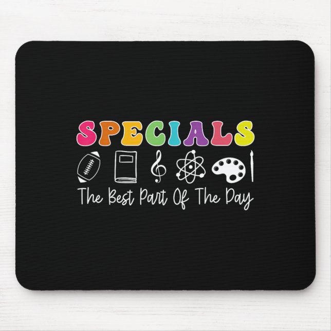 Mousepad Especiais de Professor A Parte do Dia - Especiais (Frente)