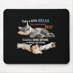 Mousepad Especialista em Cochilo Certificado Meme de Gato P