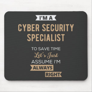 Mousepad Especialista em Segurança Cibernética