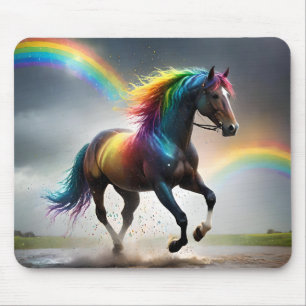 Mousepad Espectro de Graça: Cavalo Arco-íris Debaixo de Arc