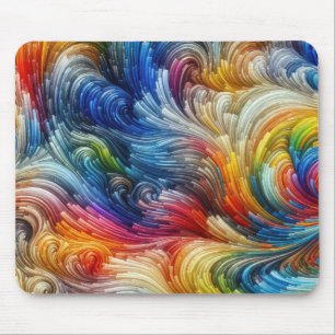 Mousepad Espectro de oscilação de Abstrato de Contemporâneo
