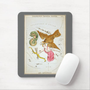 Mousepad Espelho de Urânia, Mapa Celeste de Astronomia Anti