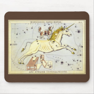 Mousepad Espelho de Urânia, Mapa Celeste de Astronomia Anti