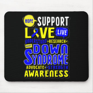 Mousepad Esperança Ama o Dia Mundial da Síndrome de Down Mu