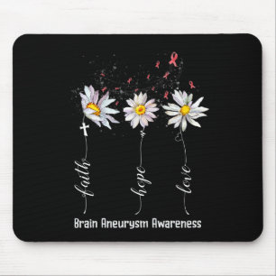 Mousepad Esperança ama o neurismo do cérebro consciência pr