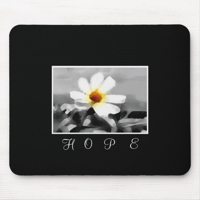 Mousepad esperança bucal floral (Frente)