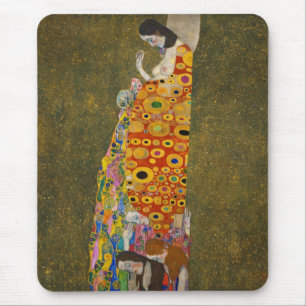 Mousepad Esperança II por Gustav Klimt, Arte Novo Antigo