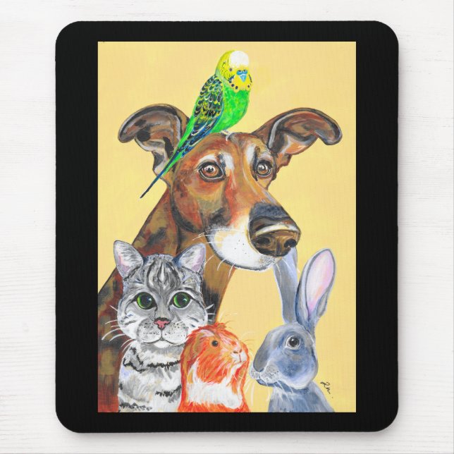 Mousepad Esperando pela design do fim de semana (Frente)