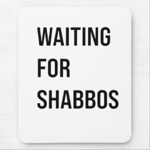 Mousepad Esperando pelo Shabbos Hanukkah Engraçado Judeu