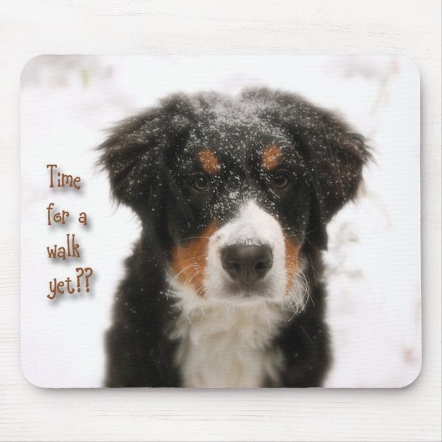 Mousepad Esperando uma caminhada (Frente)