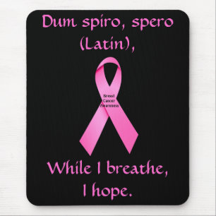 Mousepad Espero que o Cancer do peito seja um bocado conhec