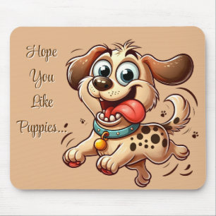 Mousepad Espero que você goste de cachorros