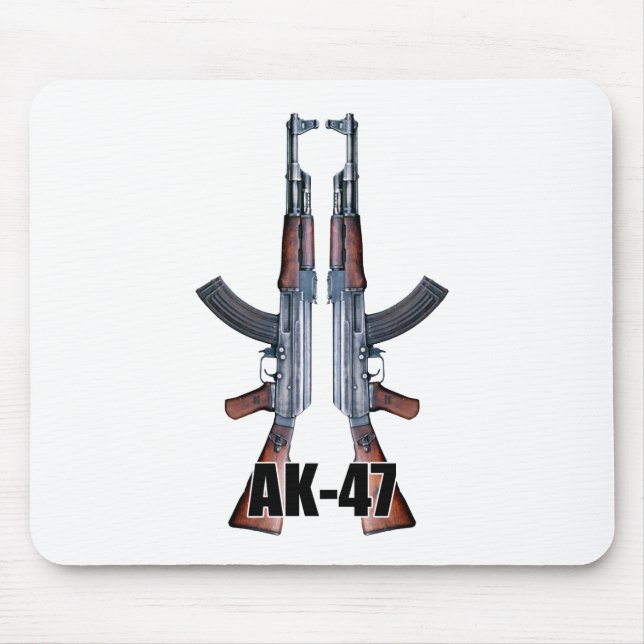 Mousepad Espingardas de assalto duplas de AK-47 (Frente)