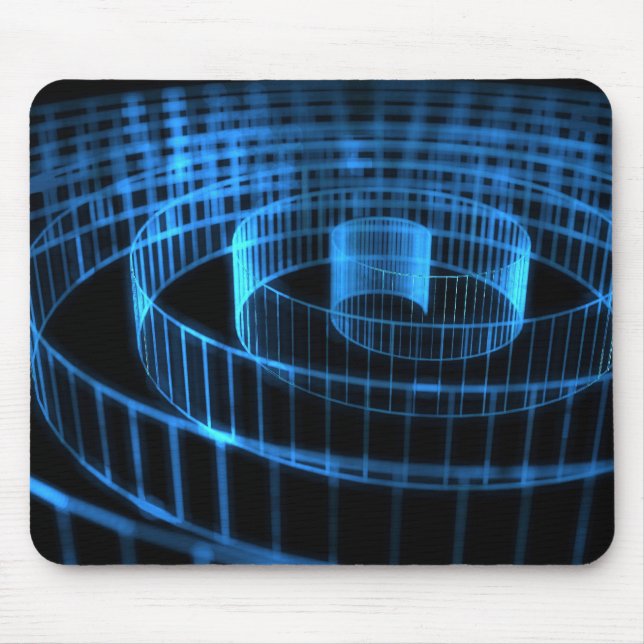 Mousepad Espiral Azul (Frente)