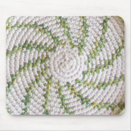 Mousepad - Espiral Branco e Verde
