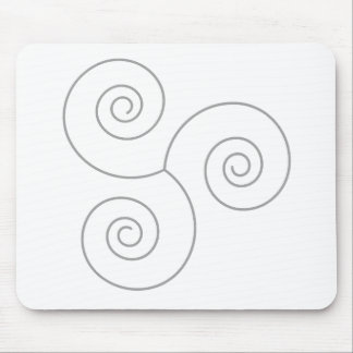 Mousepad Espiral cinzenta da vida
