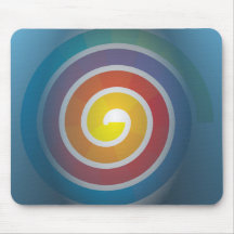 ESPIRAL EM FUNDO AZUL