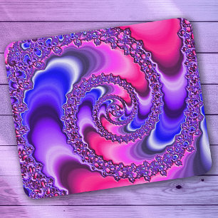 Mousepad Espiral Roxo