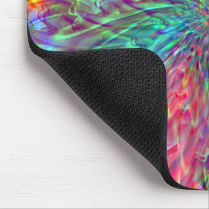 Mousepad Espiral suave em manchas brilhantes sobrepostas