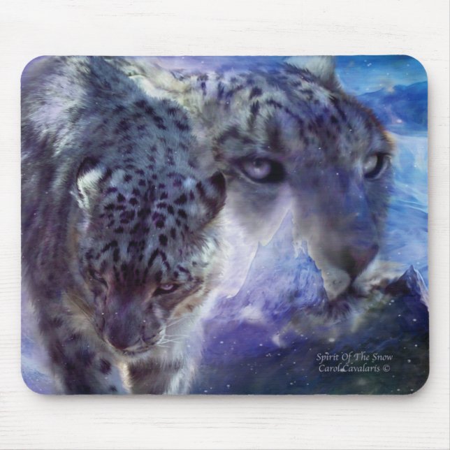 Mousepad Espírito da arte da neve (Frente)