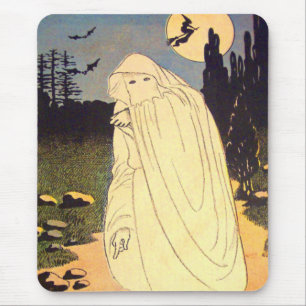 Mousepad Espírito da Lua do Morcego da Bruxa Fantasma