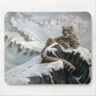 Mousepad Espírito das montanhas, leopardo de neve