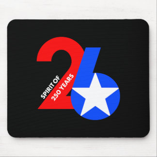 Mousepad Espírito De 26 América 2026 250 Anos 4 De Julho 17